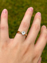 Load image into Gallery viewer, 14K Diamond Solitaire Ring