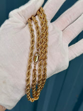 Load image into Gallery viewer, 10K Rope Chain