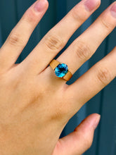 Load image into Gallery viewer, 14K Swiss Topaz Ring