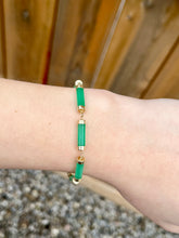 Load image into Gallery viewer, 14K Jade Bracelet