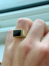 Load image into Gallery viewer, 10K Black Onyx Ring