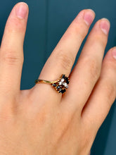 Load image into Gallery viewer, 14K Sapphire & Diamond Ring