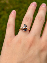 Load image into Gallery viewer, 14K Sapphire & Diamond Ring
