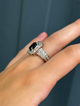 Load image into Gallery viewer, 14K Sapphire & Diamond Ring