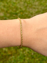 Load image into Gallery viewer, 14K Rope/Box Bracelet
