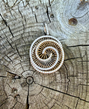 Load image into Gallery viewer, 14K Two tone Spiral Pendant