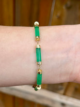Load image into Gallery viewer, 14K Jade Bracelet