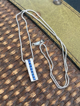 Load image into Gallery viewer, 18K Diamond Sapphire Necklace
