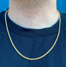 Load image into Gallery viewer, 14K Rope Chain