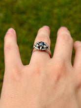 Load image into Gallery viewer, 14K Sapphire & Diamond Ring