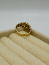 Load image into Gallery viewer, 10K Emerald & Diamond Ring