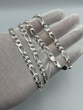 Load image into Gallery viewer, 925 Figaro Chain 6.8MM