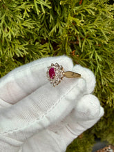 Load image into Gallery viewer, 10K Ruby & Diamond Ring