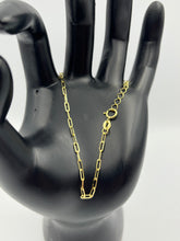 Load image into Gallery viewer, 10K Paperclip Bracelet