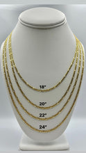 Load image into Gallery viewer, 10K Figaro Chain 2.5MM