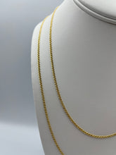 Load image into Gallery viewer, 10K Mariner Chain 2MM