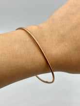 Load image into Gallery viewer, 925 Silver Fancy Italian Diamond Cut Bangle