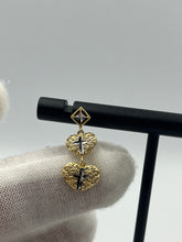 Load image into Gallery viewer, 10K Cross Earrings