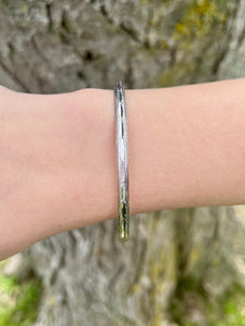10K White Bangle
