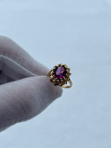 10K Amethyst Ring