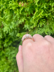 14K Diamond Ring
