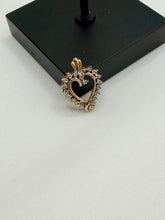 Load image into Gallery viewer, 10K Diamond Heart Charm

