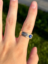 Load image into Gallery viewer, 10K Blue Sapphire &amp; Diamond Ring
