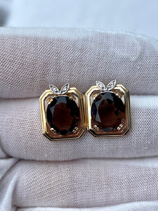 14K Citrine Earrings