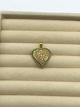Load image into Gallery viewer, 14K Jade Heart
