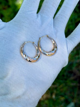 Load image into Gallery viewer, 14K Tri-Gold Earrings
