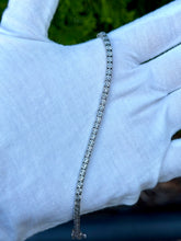 Load image into Gallery viewer, Sterling Silver Diamond Tennis Bracelet
