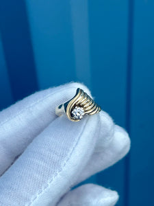 14K Diamond Ring