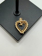 Load image into Gallery viewer, 10K Diamond Heart Charm
