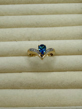Load image into Gallery viewer, 14K Blue Topaz Ring
