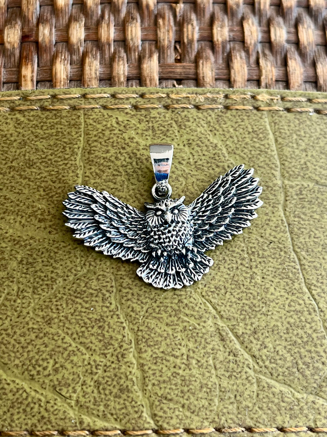 SS Owl Pendant