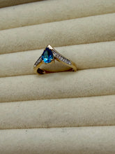 Load image into Gallery viewer, 14K Blue Topaz Ring
