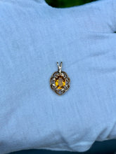 Load image into Gallery viewer, 10K Orange Topaz Pendant
