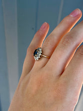 Load image into Gallery viewer, 14K Sapphire &amp; Diamond Ring
