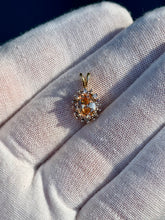 Load image into Gallery viewer, 10K Diamond and Citrine Pendant
