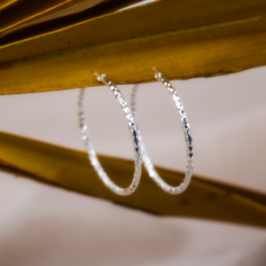 Sterling Silver Hoop Earrings