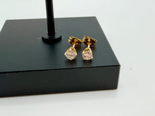 Load image into Gallery viewer, 14K Diamond Studs
