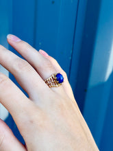 Load image into Gallery viewer, 10K Blue Star Sapphire Ring
