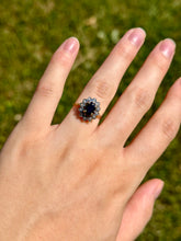 Load image into Gallery viewer, 14K Sapphire &amp; Diamond Ring
