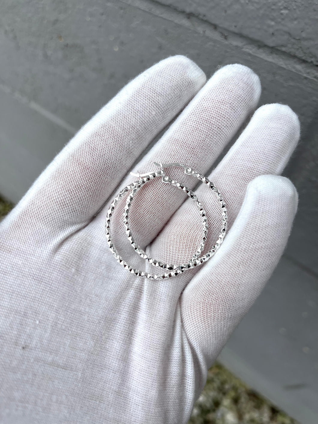 Sterling Silver Hoop Earrings