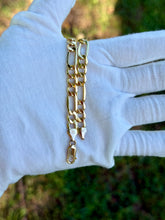 Load image into Gallery viewer, 10K Figaro Bracelet
