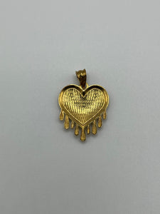 10K Heart Pendant