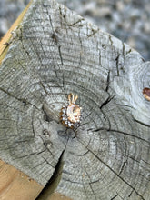 Load image into Gallery viewer, 10K Diamond and Citrine Pendant
