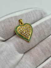 Load image into Gallery viewer, 14K Jade Heart
