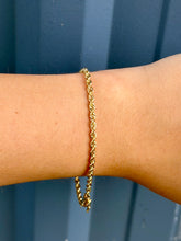Load image into Gallery viewer, 14K Rope Bracelet
