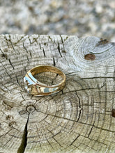 Load image into Gallery viewer, 10K Diamond Horseshoe Ring
